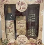 Whisper International The Mulled Wine Set - Festive Wine Gift With Mulled Wine, Spice Kit & Mugs