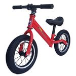 GOCART WITH G LOGO Kids Training Cycle Without Pedal for 1.5 to 3 Year Old Kids ((Black) (RED)