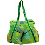 Leberna Large Beach Bag with Zipper Lightweight - Beach Toy Bag Mesh Bag for Swimming Pool Sand Toys