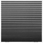 IKEA.. Blackout Pleated Blind, Fabric, Dark Gray