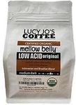 Lucy Jo's Coffee Roastery, Organic Mellow Belly Low Acid Blend, Medium Dark,  
