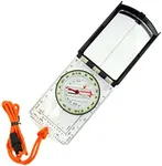 Sun Company Sighting Map Compass with Adjustable Declination - Handheld Orienteering Baseplate Compass for Hiking, Backpacking, and Survival Navigation