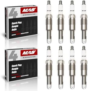 MAS Set of 8 Iridium Spark Plugs SP546 SP515 Compatible with Expedition F150 F250 F350 Super Duty Mark LT Navigator 5.4LV8 6.8L V10 PZH14F PZT2F SP421