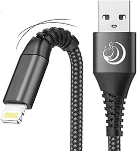 Aioneus iPhone Charger Cable MFi Certified [2Pack 1M+2M] USB A to Lightning Cable Nylon Braided Fast Charging for iPhone 13 12 11 Pro Max XR XS Max X 10 8 7 6 Plus SE,iPad