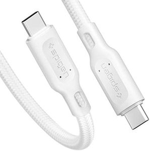 Spigen DuraSync Cavo USB C a USB C 3.2, 100W 5Gbps 1m E-Mark Bianco