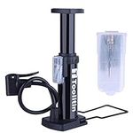 Toolitin Bike Pump Floor Bicycle Air Pump fits Universal Presta and Schrader Lightweight Portable Bike Floor Pump Hand Foot Activated