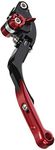 Puig Foldable EXTENDABLE Brake Lever 3.0. Black/Select.RED/Extend.RED