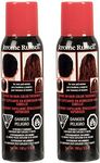 Jerome Russell Spray-on Color Dark Brown Hair Thickener, for Fine and Thinning Hair, Conceals Bald Spots, Grey Hair, Hides Root Re-growth, and Cover Hair Extension Tracks, Works for Men and Women, 3.5 oz - 2 Pack