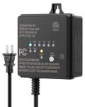 DEWENWILS 60W Outdoor Low Voltage Transformer with Timer and Photocell Light Sensor, 120V AC to 12V DC, Weatherproof, Specially for LED Landscape Lighting, Spotlight, Pathway Light, ETL Listed