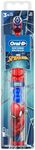 Oral-B Kid's Battery Toothbrush featuring Marvel's Spiderman, Soft Bristles, for Kids 3+