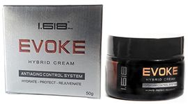 EVOKE - PREMIUM ANTI AGING CONTROL SYSTEM - HYBRID FACE CREAM - by 1.618 PHI. With Hyaluronic acid, Retinol, Niacinamide, CoEnzyme Q10, Kojic acid, AHA & Vitamin C, Vitamin E, Lavender oil, For Skin CELL Repair & Glowing Skin. Reduces Fine Lines & Wrinkles.