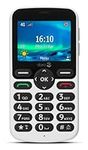 Doro 5860 4G Unlocked Mobile Phone for Seniors with Talking Number Keys, 2MP Camera, Assistance Button and Charging Cradle [UK and Irish Version] (White)