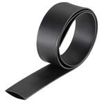 sourcing map Heat Shrink Tubing, 1"(25mm) Dia 42mm Flat Width 3:1 rate Shrinkable Tube Cable Sleeve 1m - Black