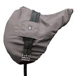 Harrison Howard Premium Waterproof/Breathable Fleece-Lined Long-lasting Outer Damage Protection Saddle Cover for Dressage Mars