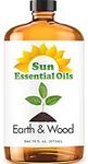 Sun Essential Oils - Earth & Wood Blend Essential Oil 16oz for Aromatherapy, Diffuser, Candles, Soaps, lotions, or shampoos