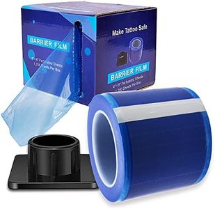 Barrier Film - Jconly 1200 Sheets Barrier Film Roll with Dispenser Box,4'X6' Barrier Film Roll