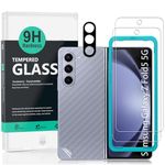 Ibywind Screen Protector For Samsung Galaxy Z Fold5 5G [2 Pack],9H Hardness Tempered Glass,With 1Pc Camera Lens Protector,Easy to Install