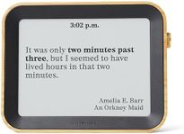 Author Clock – Literary Clock that Tells Time Using Book Quotes | Unique Gift for Book Lovers | New Quote Every Minute | Large | Vol 2
