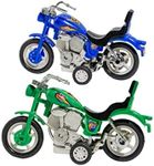 jojofuny 4pcs Mini Motorcycle Toy Dirt Bike Model Inertia Friction Powered Motorbike Toys Friction Powered Play Toy Set for Boys Kids Vehicles Party Favors Mixed Color