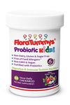 FloraTummys Kids Chewable Probiotic: Non-Dairy, Gluten Free, Sugar Free, Free of Food Allergens, Non GMO, Kosher Certified