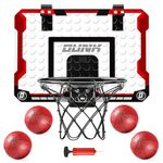 Indoor Basketball Hoop for Kids and Adults, Door Room Basketball Hoop,Mini Basketball Hoop with 4 Balls & Electronic Scoreboard, Basketball Game Toys for 5 6 7 8 9 10 11 12 Year Old Boys Teen Kids