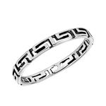 AeraVida Trendy Greek Key or Meander Band .925 Sterling Silver Ring | Greek Key Rings For Women | Ring Size 5 To 10 Silver | Sterling Silver Ring | Greek Jewelry, Metal, not known