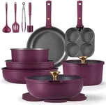 CAROTE 21pcs Pots and Pans Set, Non