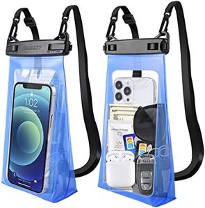 Large Capacity Waterproof Phone Pouch Floating, Waterproof Bag Case for iPhone 15 14 13 12 11 Pro Max X XR 8 Plus Samsung Up to 6.9'', IPX8 Water Proof Phone Dry Bag for Boating Swimming Kayaking