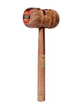 Simran Sports Premium Cricket Bat Mallet - Standard Wooden Bat Knocking Mallet, Cricket Bat Wooden Mallet/Hammer for Bat Knocking