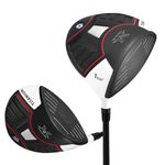 MAZEL Titanium Golf Driver for Men Graphite Shaft 45 Inch Flex Regular, 460CC Driver Golf Clubs Right-Handed,Headcover Included