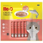 GO FLUX Meo Creamy Treats For Cats, 300G (Flavour: Salmon)- 15Gx20 Sticks Pack - All Life Stages