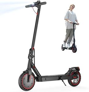 iScooter 2025 Electric Scooter - Max 30 KM/H Speed by 500W Peak Motor, Foldable Commuting E Scooter with 8.5" Tires, Up to 30/25/20 KM Range, Lightweight E-Scooter with Dual Braking System for Teens