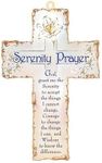 rosarybeads4u Laser Engraved Wood Wooden 6" Crucifix Cross Plaque SERENITY PRAYER