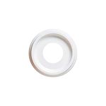 Westinghouse 9 3/4'' Molded Plastic Ceiling Medallion, Ceiling Plate for Light Fixtures and Ceiling Fans