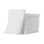 Furniture Clinic Pack of 10 Microfibre Cloths – Lint Free - White Cleaning Cloths - Reusable and Washable