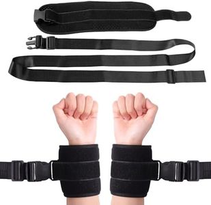 ENLUNTRA Restraints for Dementia Patients,Hospital Bed Restraints for Elderly Adults with 70" Long Strap (2Pcs)