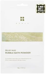 BRMUD Relief Mud Bubble Bath Powder | Hypoallergenic Mud Powder Bubble Bath w/ 98% Nature-Derived Ingredients | Moisturizing & Foaming Bubble Bath Oil Control for All Skin Types (Pack of 1, 1.76 oz)