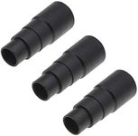 EMSea 3pcs Vacuum Cleaner Hose Adapters 25-42mm Diameter Step Conversion Head Universal Vacuum Dust Extractor Attachment Adaptors