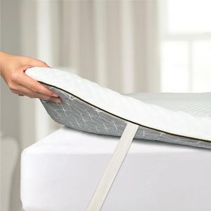 Brightr Titan 2 in 1 Firm Mattress Topper Super King Bed | Prevent Back, Hip & Shoulder Pain | 2-in-1 Reversible Firm - Extra Firm | Cooling Anti-Bacterial Cover | Machine Washable | 180x200cm