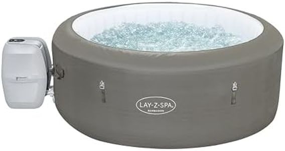 Lay-Z-Spa Barbados 120 AirJet Massage System, Inflatable Hot Tub with EnergySense and Freeze Shield Technology, 2-4 Person