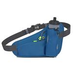 HOTEMIA Waist Bag Fanny Pack with Water Bottle Holder for Men Women Running Hiking Camping Cycling fits all phones(Bottle Not Included), Sky Blue, One Size, Sport