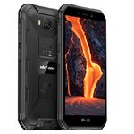 Ulefone Android 12 4G Rugged Mobile Phone, ARMOR X6 PRO – Quad Core 4GB RAM 32GB ROM, 5.0" IP68 Outdoor Smartphone, Dual SIM, 13MP Underwater Dual Camera, 4000mAh Battery, Face Unlock NFC FM Black