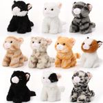 Lenwen 10 Pcs Cat Stuffed Animals B