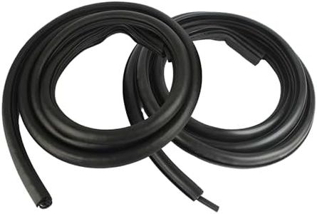PEVAST 2PCS Front Door Weatherstrip Seal Kit - for 2007-2014 Chevy Tahoe/Suburban/Avalanche, GMC Yukon/XL & Cadillac Escalade/ESV (Left+Right Driver/Passenger)