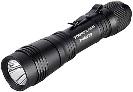 Streamlight 89000 ProTac 2.0 2000-Lumen Rechargeable Tactical Flashlight with USB C Cable, and Holster, Box, Black