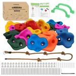 Trymaker Climbing Holds,Rock Climbing Wall for Kids,20PCS Climbing Grips Set for Children and Adult Outdoor