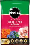 20L Rose, Tree & Shrub Miracle Gro Compost, Peat Free Multi-Purpose Fertilisers, Gardening Soils for Outdoor and Indoor Planting, Small to Large Plants