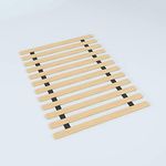 Mattress Solution, 1.5-inch Heavy Duty Mattress Support Wooden Bunkie Board / Slats, Full XLSize