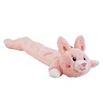 Outward Hound Longidudes Rabbit Plush & Squeaky Dog Tug Toy