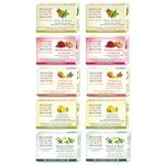 NATURE LEAGUE - Natural Handmade Skin Nourishing Soap Combo with Captivating Fragrances, SLS & Paraben Free, With Natural Oils, Vitamin-E, Camphor, Goatmilk (Pack of 10), 1000 gms